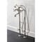 Kingston Brass Freestanding Clawfoot Tub Faucet Package with Supply Line, Polished Nickel CCK226K6 - alternate 4